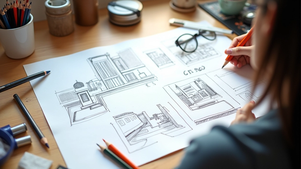 Proceso de trabajo mostrando cómo aplicar capas visuales en proyecto de diseño real